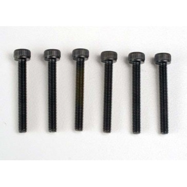 Header screws, 3x23mm cap hex screws (6)