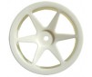 DISC.. 1/10TH LP BUGGY SPOKE WHEEL WHITE REAR (12MM HEX)