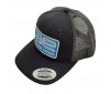 AE LOGO BLACK TRUCKER HAT/CAP CURVED BILL