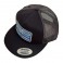 AE LOGO BLACK TRUCKER HAT/CAP FLAT BILL