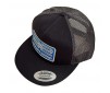 AE LOGO BLACK TRUCKER HAT/CAP FLAT BILL