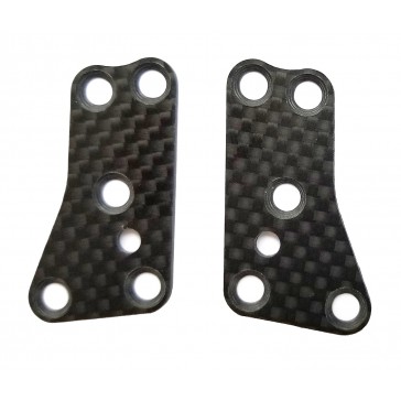 RC8B3.2 FT FR.UPPER SUSP. ARM INSERTS CARBON 1.2MM