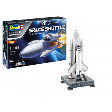 Cadeauset Space Shuttle & Booster Raketten, 40th.