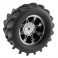 DISC.. T-MAXX/SAV/MGT 'MONSTER SPIDER' WIDE CHROME WHEELS