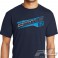 DISC.. STREAK DEEP NAVY T-SHIRT - X LARGE