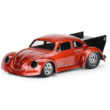 VOLKSWAGEN DRAG BUG 1/10 CLEAR BODY FOR DRAG