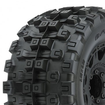 BADLANDS MX38 HP 3.8" TYRE+RAID BLACK 8x32 HEX 17MM