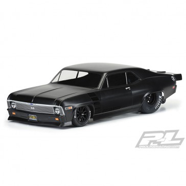 1969 CHEVROLET NOVA CLEAR DRAG BODY FOR 2WD SLASH