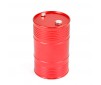 ALUMINIUM ANODISED OIL DRUM W/REMOVABLE LID - RED