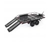 SCALE DUAL AXLE TRUCK CAR TRAILER w/RAMPS & LEDs