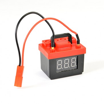 SCALE LIPO BATTERY BOX VOLTAGE CHECKER/ALARM 2S/3S