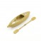 1/18TH SCALE MOULDED KAYAK & OARS 15cm X 4.2cm