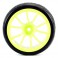 1/10 STREET/TREAD TYRE 10SP NEON YELLOW WHEEL