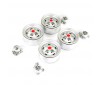 ALUMINUM BEADLOCK STAR 1.9" WHEELS - SILVER (4PC)