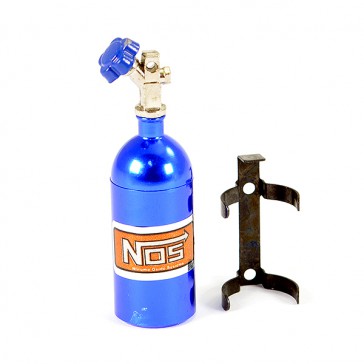 ALUMINUM NOS NITROUS BOTTLE & MOUNT - BLUE