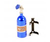 ALUMINUM NOS NITROUS BOTTLE & MOUNT - BLUE