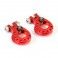 DELUXE ALUMINIUM WINCH HOOK (2PC) - RED