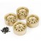 ALUMINUM BEADLOCK OLD ROUND WHEELS - BRONZE