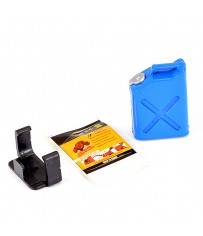 PAINTED FUEL JERRY CAN & MOUNT - BLUE