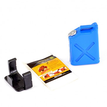 PAINTED FUEL JERRY CAN & MOUNT - BLUE