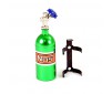 ALUMINUM NOS NITROUS BOTTLE & MOUNT - GREEN