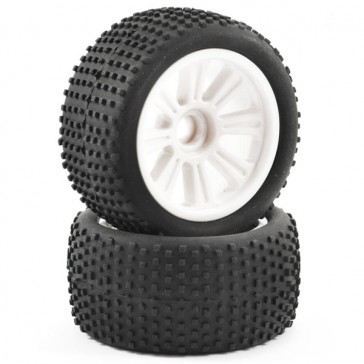 COMET TRUGGY FRONT MOUNTED TYRE & WHEEL WHITE