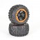 TRACER MONSTER TRUCK ORANG WHEEL/TYRES COMPLETE (PR)