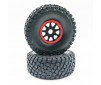 DR8 WHEEL/TYRE PAIR(RED)