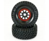 DR8 WHEEL/TYRE PAIR(RED)