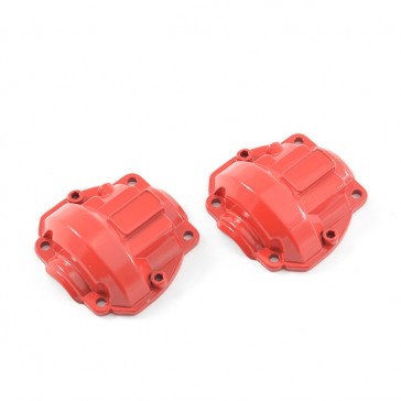 OUTBACK FURY/HI-ROCK ALLOY AXLE BOX COVER RED (2PC)