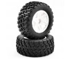 COMET DESERT BUGGY FRONT MOUNTED TYRE & WHEEL WHITE
