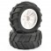 COMET MONSTER REAR MOUNTED TYRE & WHEEL WHITE