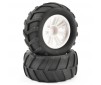 COMET MONSTER REAR MOUNTED TYRE & WHEEL WHITE