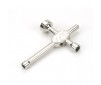 Clef en croix acier (17mm,10mm,8mm,1/4)LST2,AFT,MGB