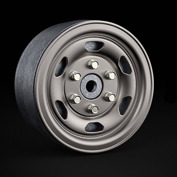 1.9 SR05 BEADLOCK WHEELS (UNCOATED SILVER) (2)