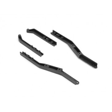 SCX COMPOSITE CHASSIS SIDE GUARDS FOR BENT SIDES CHASSIS L+R