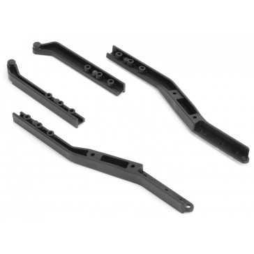 SCX COMPOSITE CHASSIS SIDE GUARDS FOR BENT SIDES CHASSIS L+R