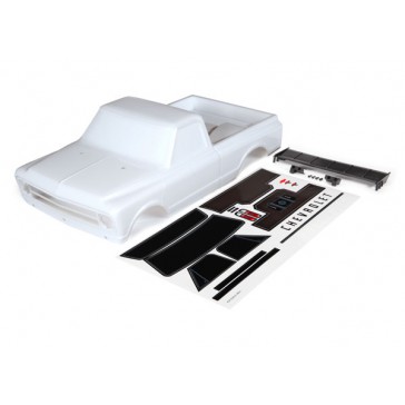 Body, Chevrolet C10 (white) (includes wing & decals) (requires 9415 )