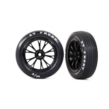 Tires & wheels, assembled (Weld gloss black) (front) (2)