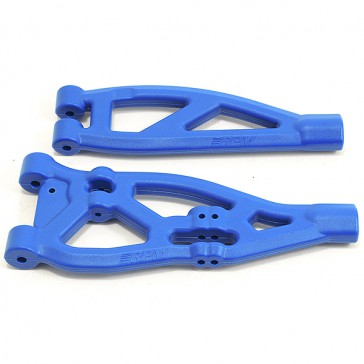 FRONT UPPER & LOWER A-ARMS for ARRMA KRATON/TALION BLUE