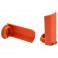 TRAXXAS X-MAXX SHOCK SHAFT GUARDS - ORANGE