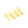 3.5MM GOLD CONNECTORS (2pr)