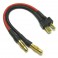 MALE DEANS TO TWO 4.0MM MALE CONNECTOR ADAPTER
