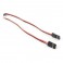 20CM 22AWG EXTENSION WIRE w/2 JR MALE CONNECTOR