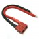 FEMALE DEANS PLUG WITH 10CM 14AWG SILICONE WIRE