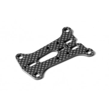 X1'20 GRAPHITE ARM MOUNT PLATE - WIDE TRACK-WIDTH - 2.5MM