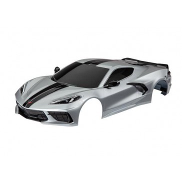 Painted Body, Chevrolet Corvette Stingray, complete (silver)