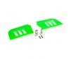DISC.. 500 3D - Flybar Paddle Set: Green