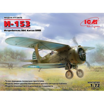 I153 WWII Chine Guomindang AF 1/72