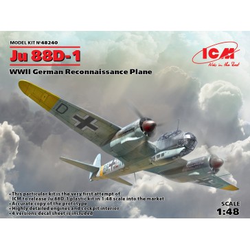 Ju88D1 WWII Germ.Recon Plane 1/48
